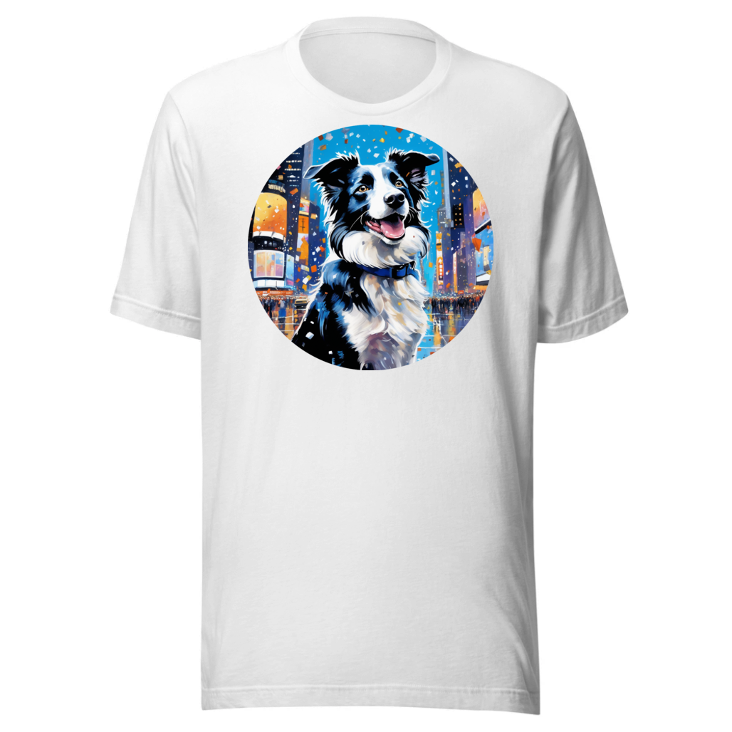 PugMug Custom Blue Merle Border Collie T-Shirt