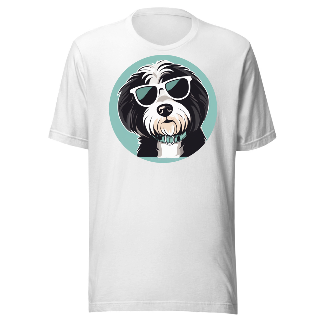 PugMug Custom Black-and-white Havanese Dog T-Shirt