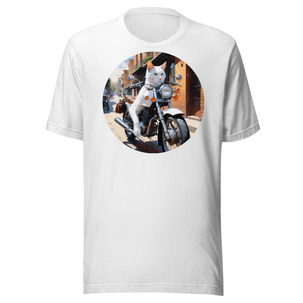PugMug Custom White Companion Cat T-Shirt