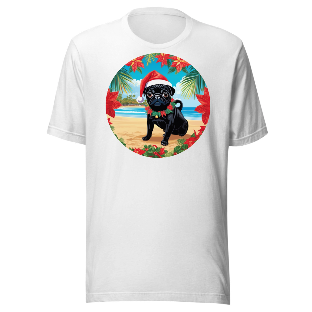 PugMug Custom Black Pug T-Shirt
