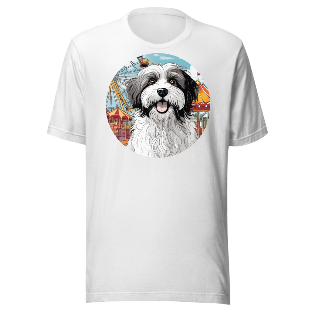 PugMug Custom Black-and-white Havanese Dog T-Shirt