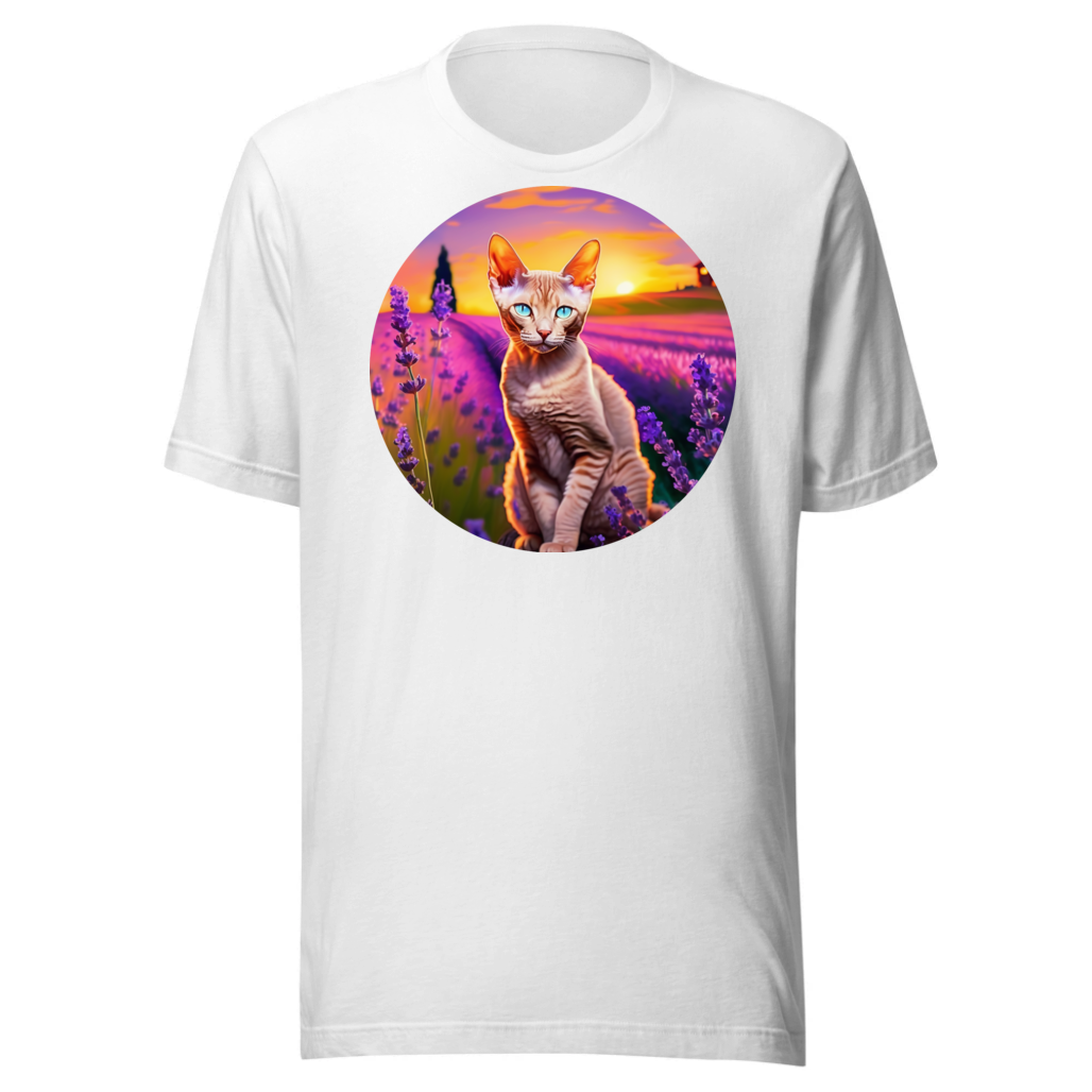 PugMug Custom Tabby Devon Rex Cat T-Shirt