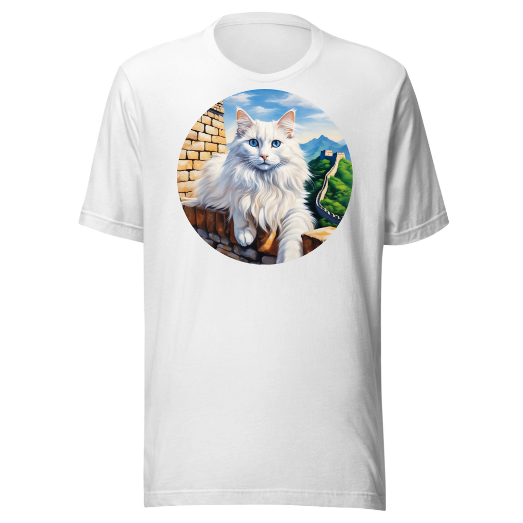 PugMug Custom White Ragdoll Cat T-Shirt