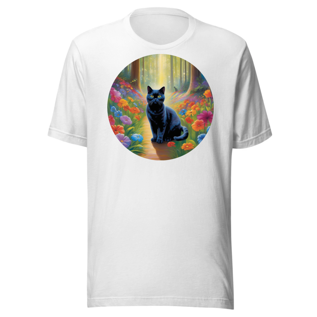 PugMug Custom Black British Shorthair Cat T-Shirt
