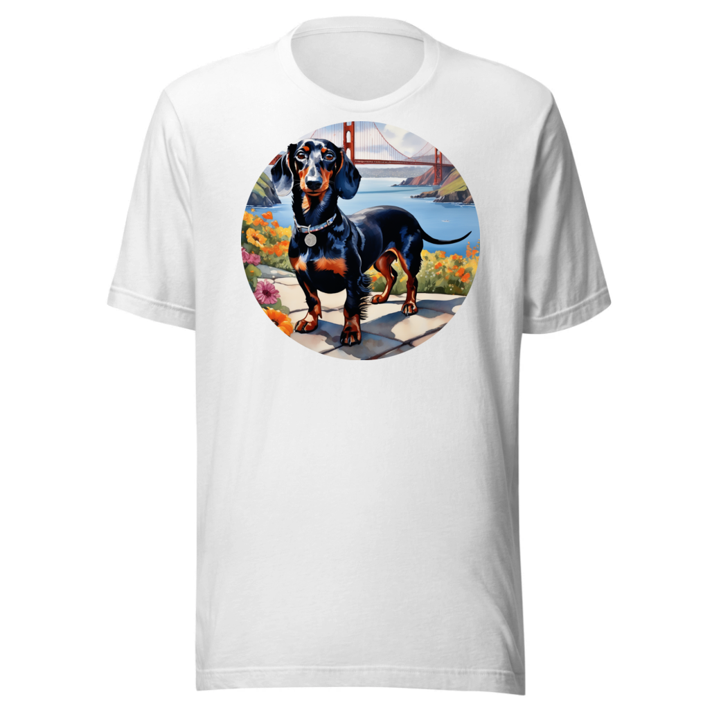 PugMug Custom Black Dachshund T-Shirt