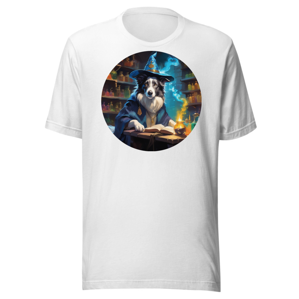 PugMug Custom Blue Merle Border Collie T-Shirt