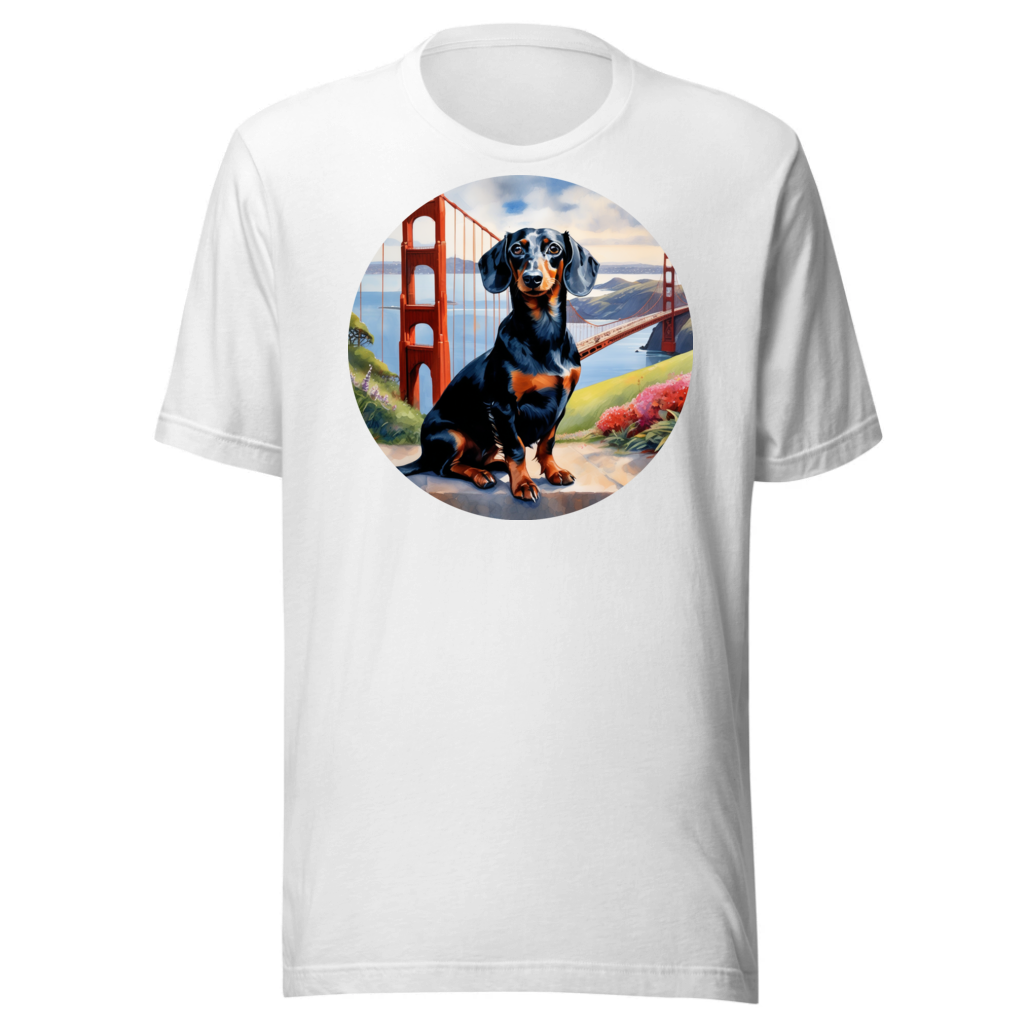 PugMug Custom Black Dachshund T-Shirt