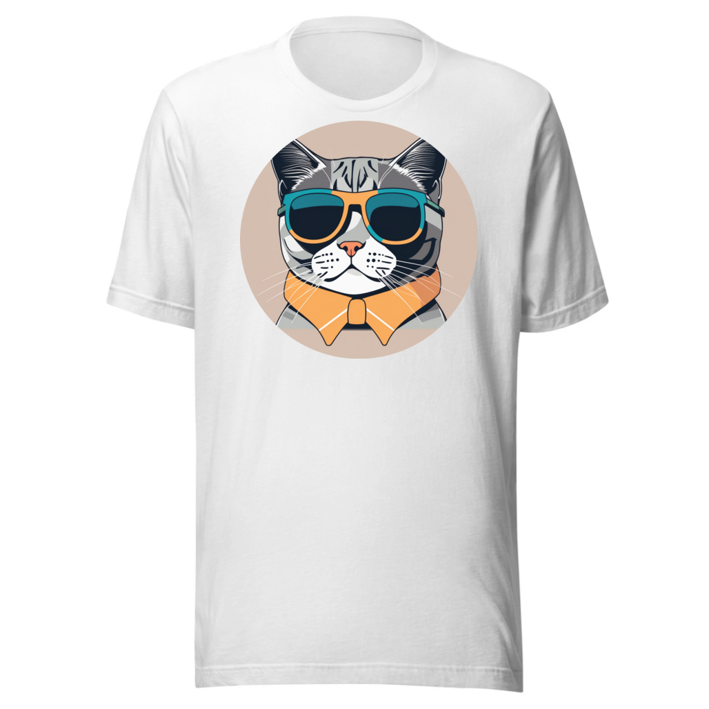 PugMug Custom Tabby British Shorthair Cat T-Shirt