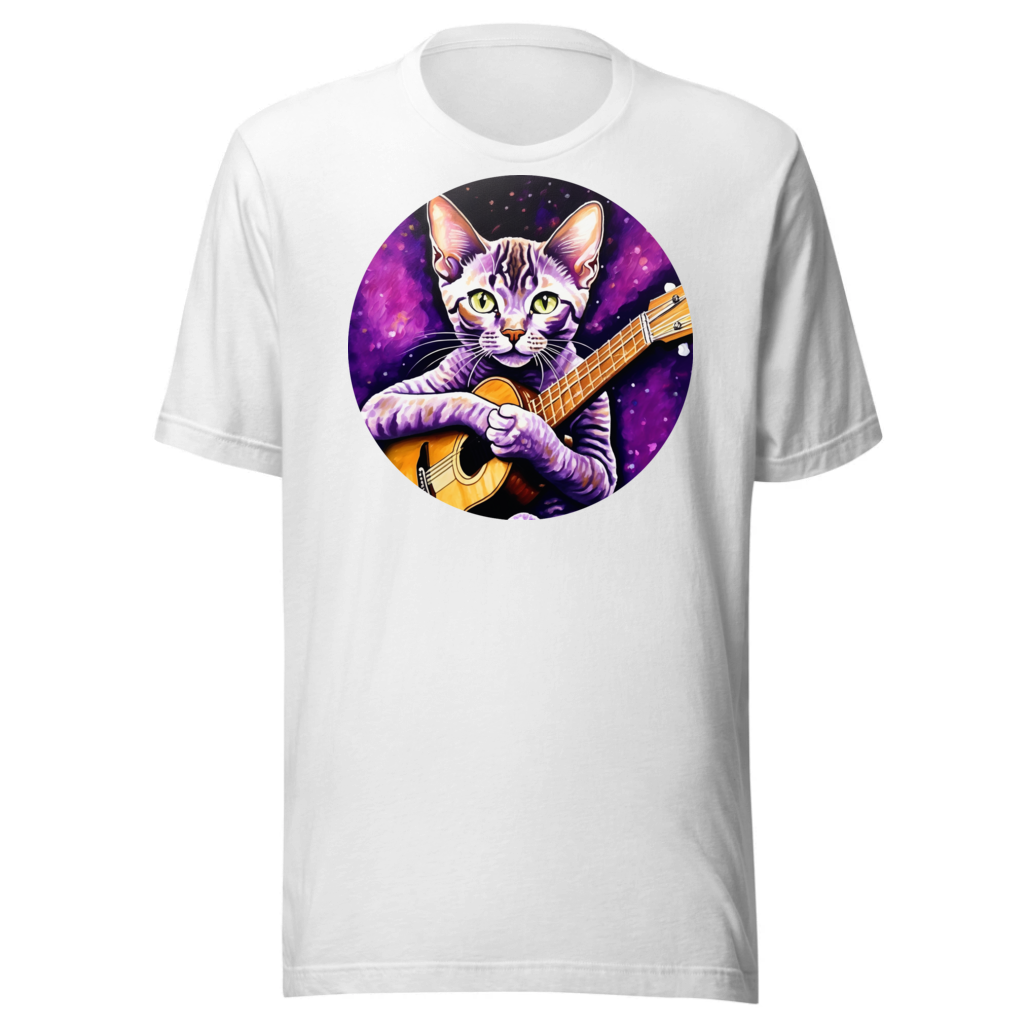 PugMug Custom Tabby Devon Rex Cat T-Shirt