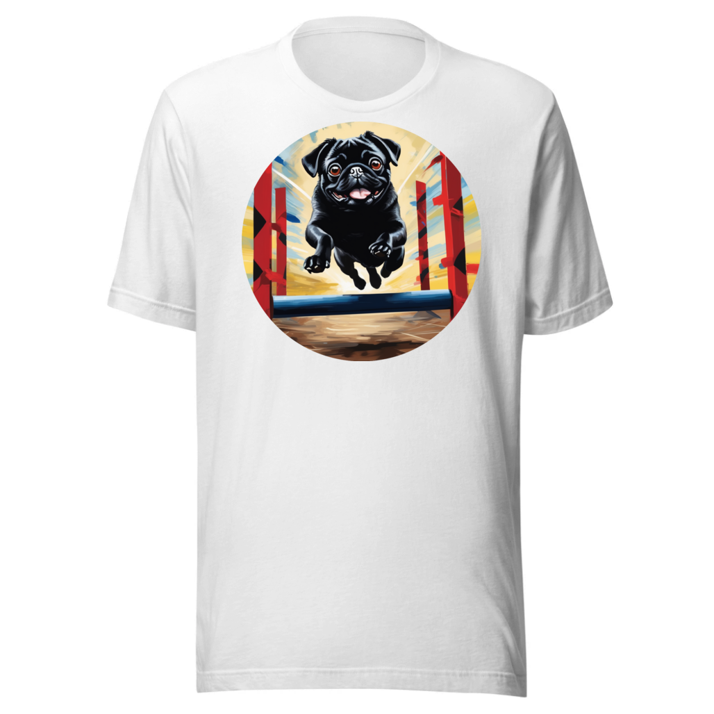 PugMug Custom Black Pug T-Shirt