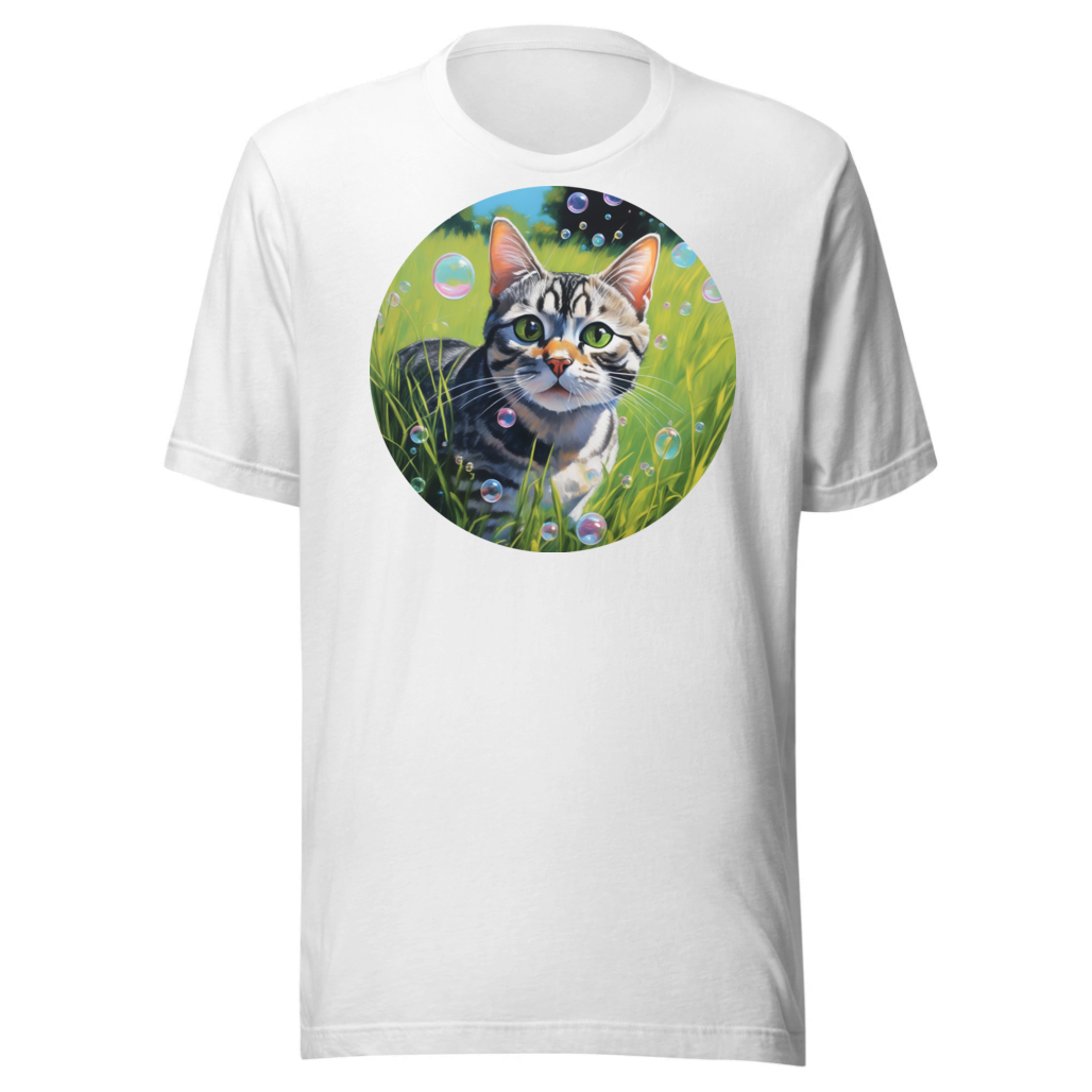 PugMug Custom Tabby American Shorthair Cat T-Shirt