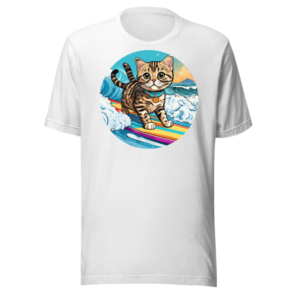 PugMug Custom Tabby Scottish Fold Cat T-Shirt