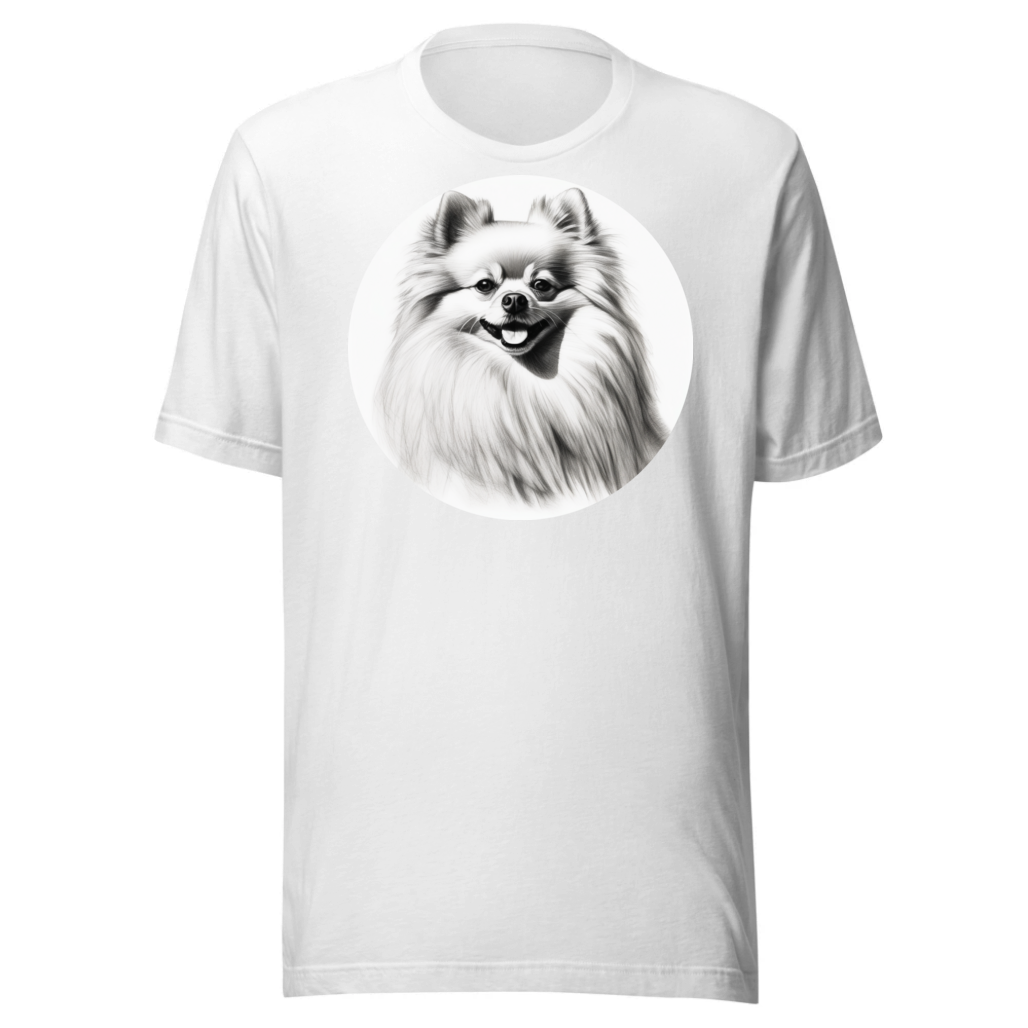 PugMug Custom White Pomeranian T-Shirt