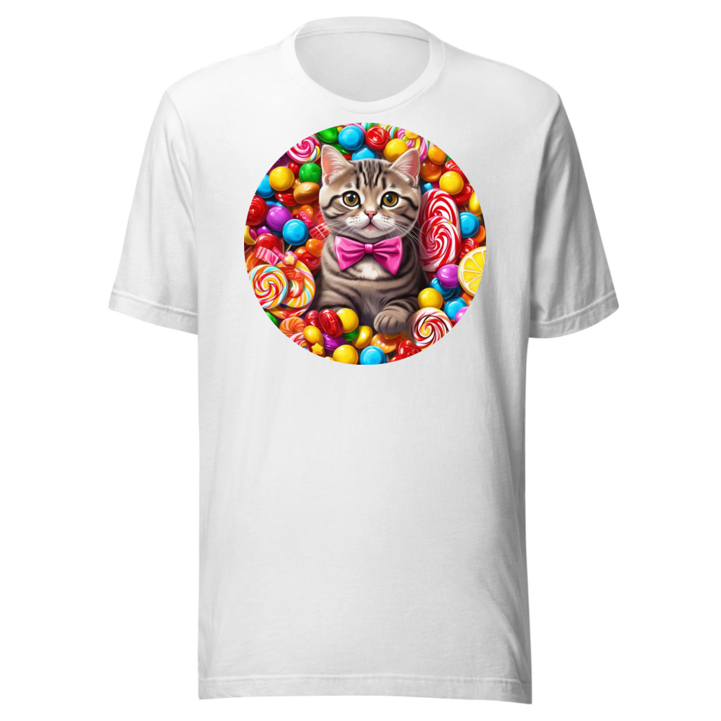 PugMug Custom Tabby Scottish Fold Cat T-Shirt