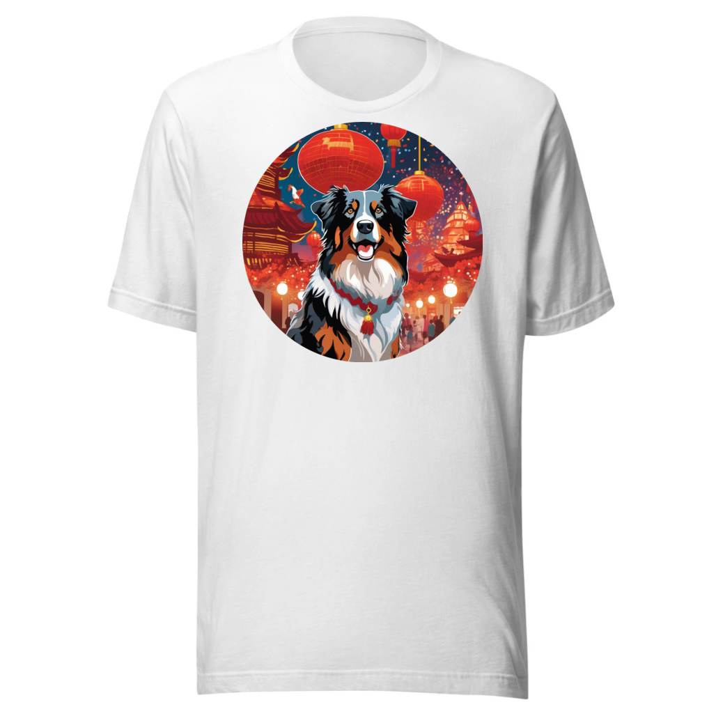 PugMug Custom Australian Shepherd Dog T-Shirt