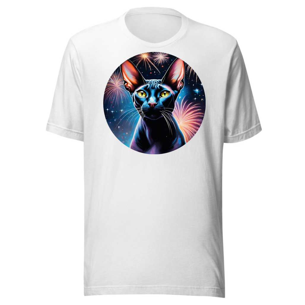 PugMug Custom Black Sphynx Cat T-Shirt