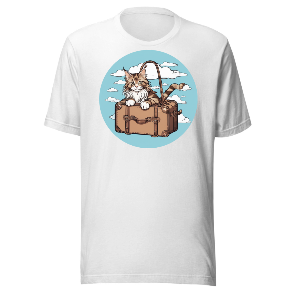 PugMug Custom Tabby Maine Coon Cat T-Shirt