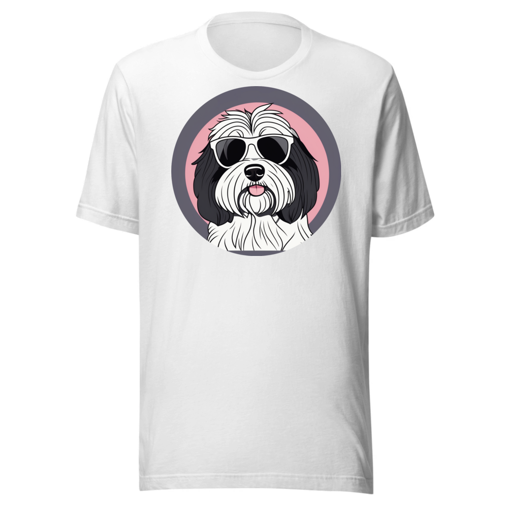PugMug Custom Black-and-white Havanese Dog T-Shirt