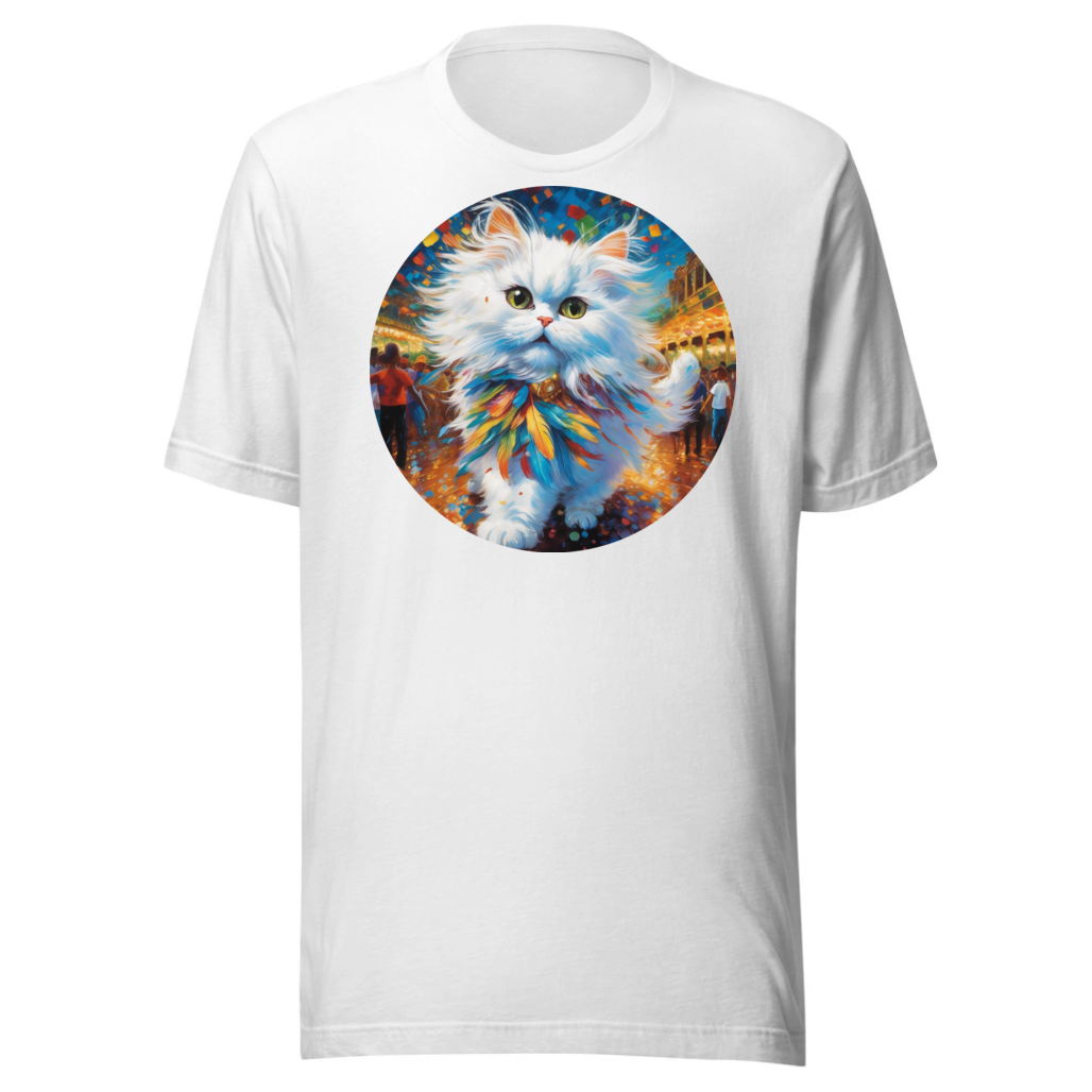 PugMug Custom White Persian Cat T-Shirt