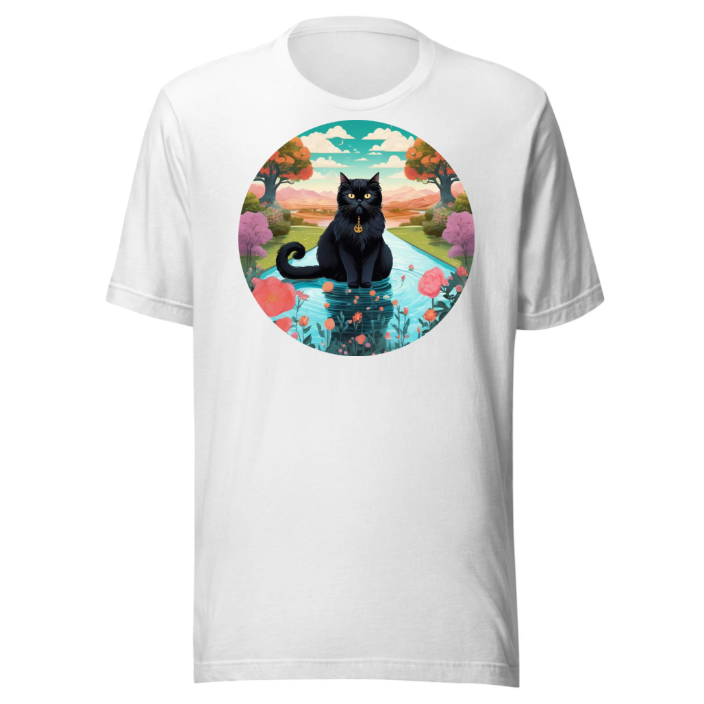 PugMug Custom Black Persian Cat T-Shirt