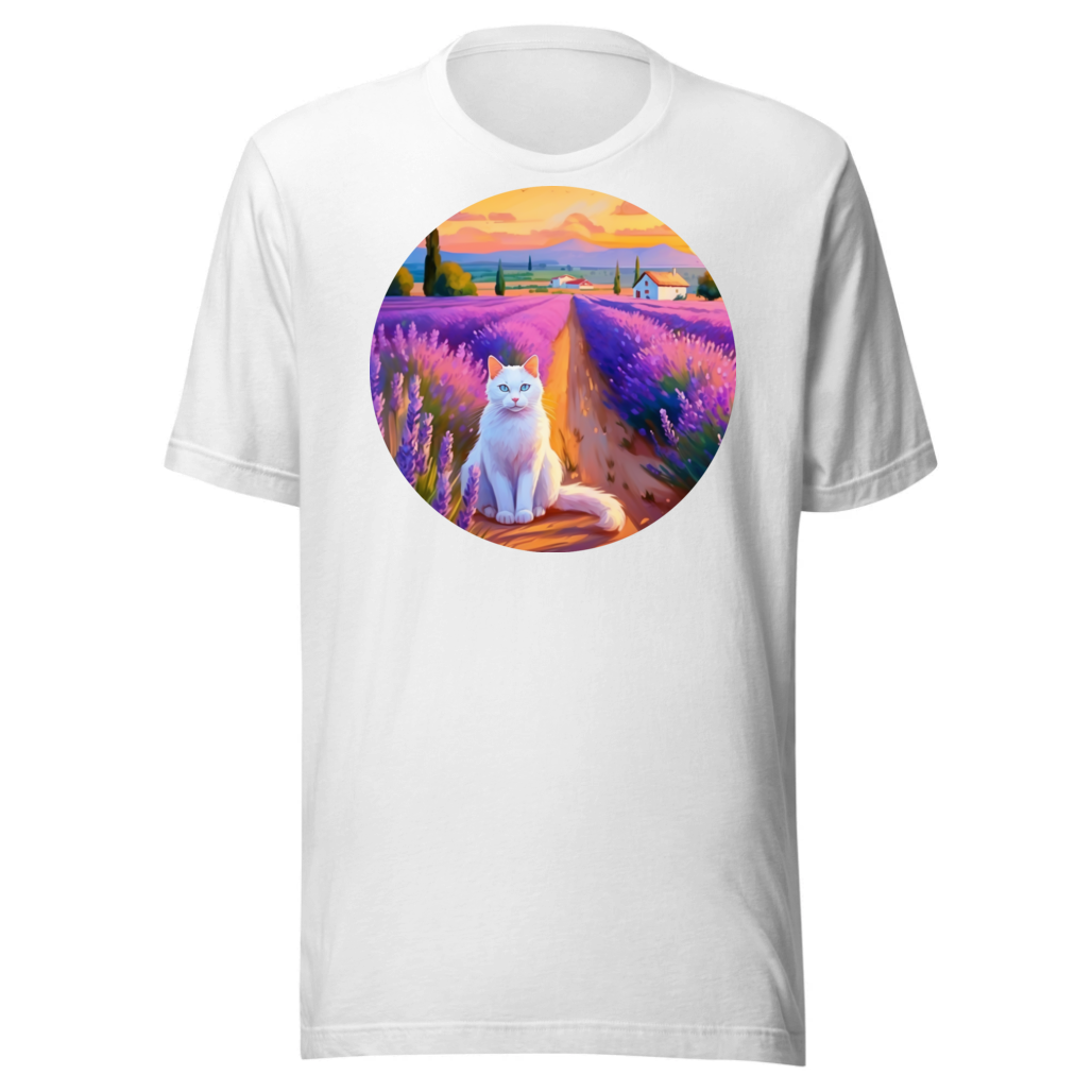PugMug Custom White Companion Cat T-Shirt
