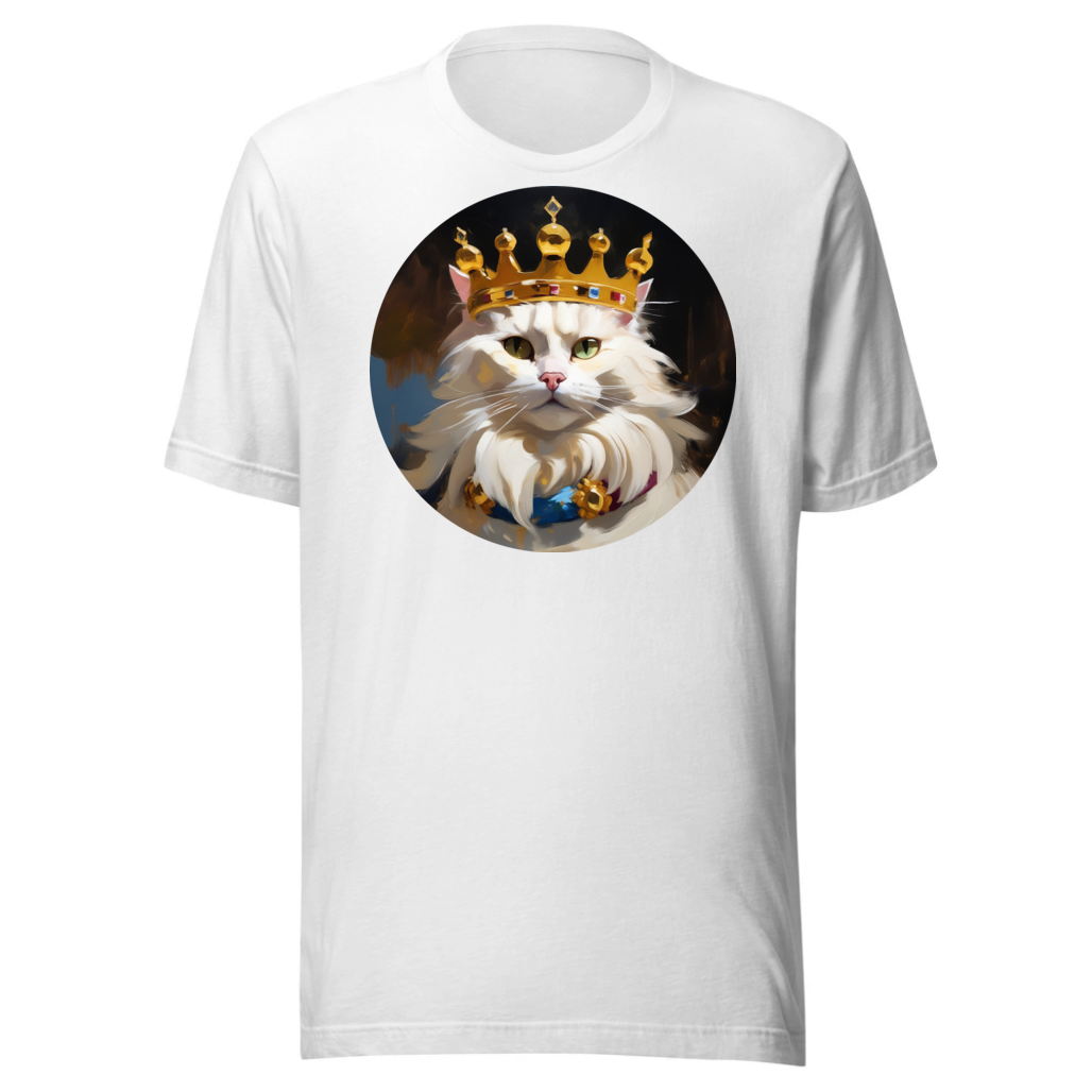 PugMug Custom White Companion Cat T-Shirt