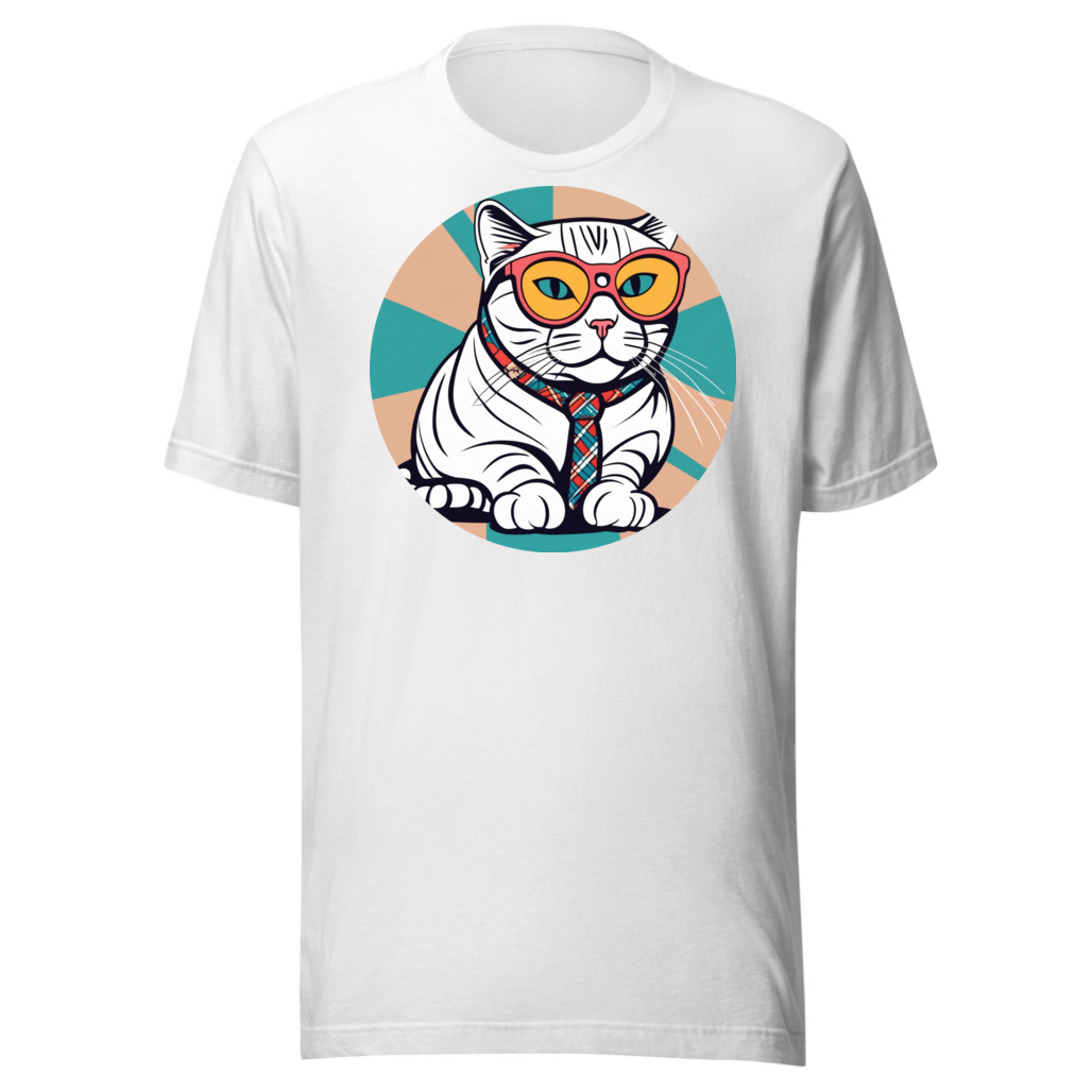 PugMug Custom Tabby Scottish Fold Cat T-Shirt
