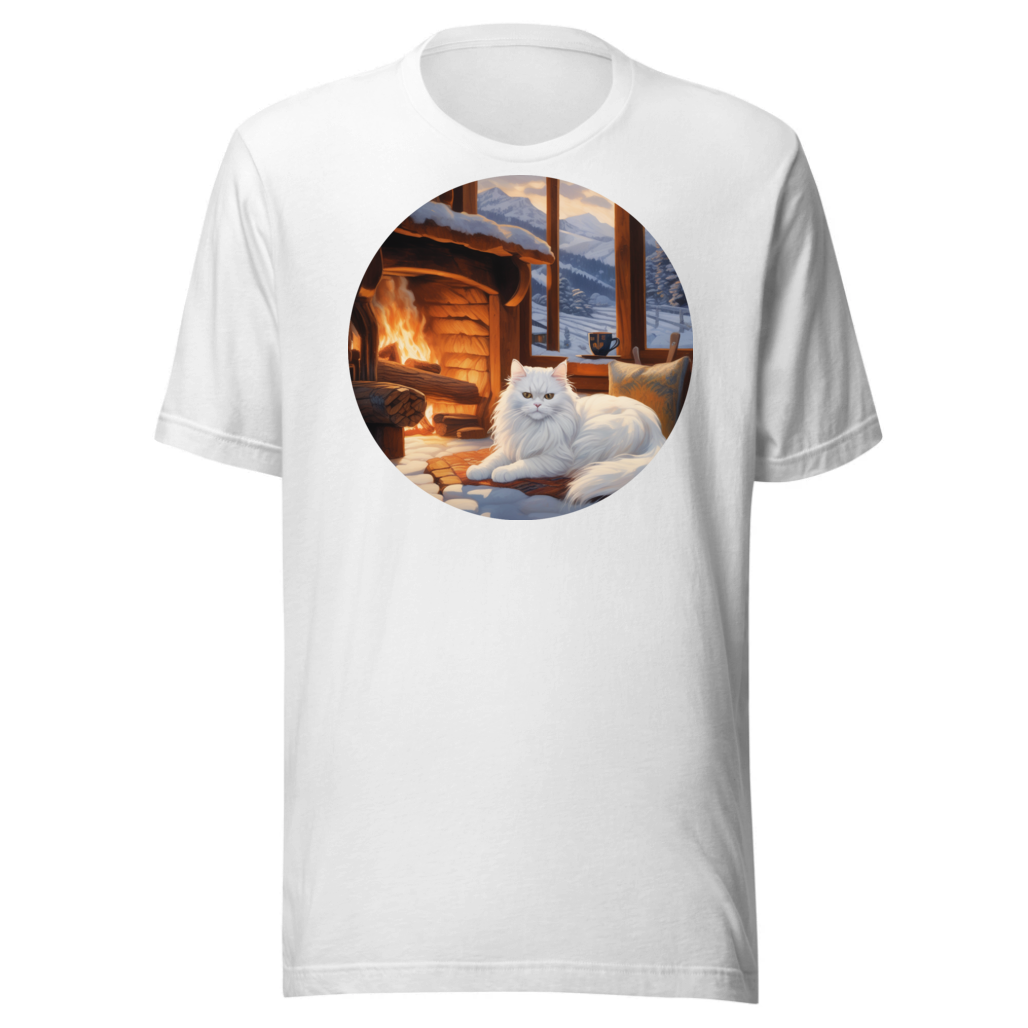 PugMug Custom White Persian Cat T-Shirt