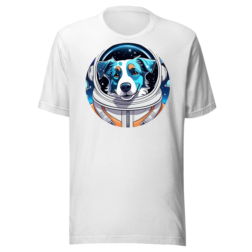 PugMug Custom Blue Merle Border Collie T-Shirt