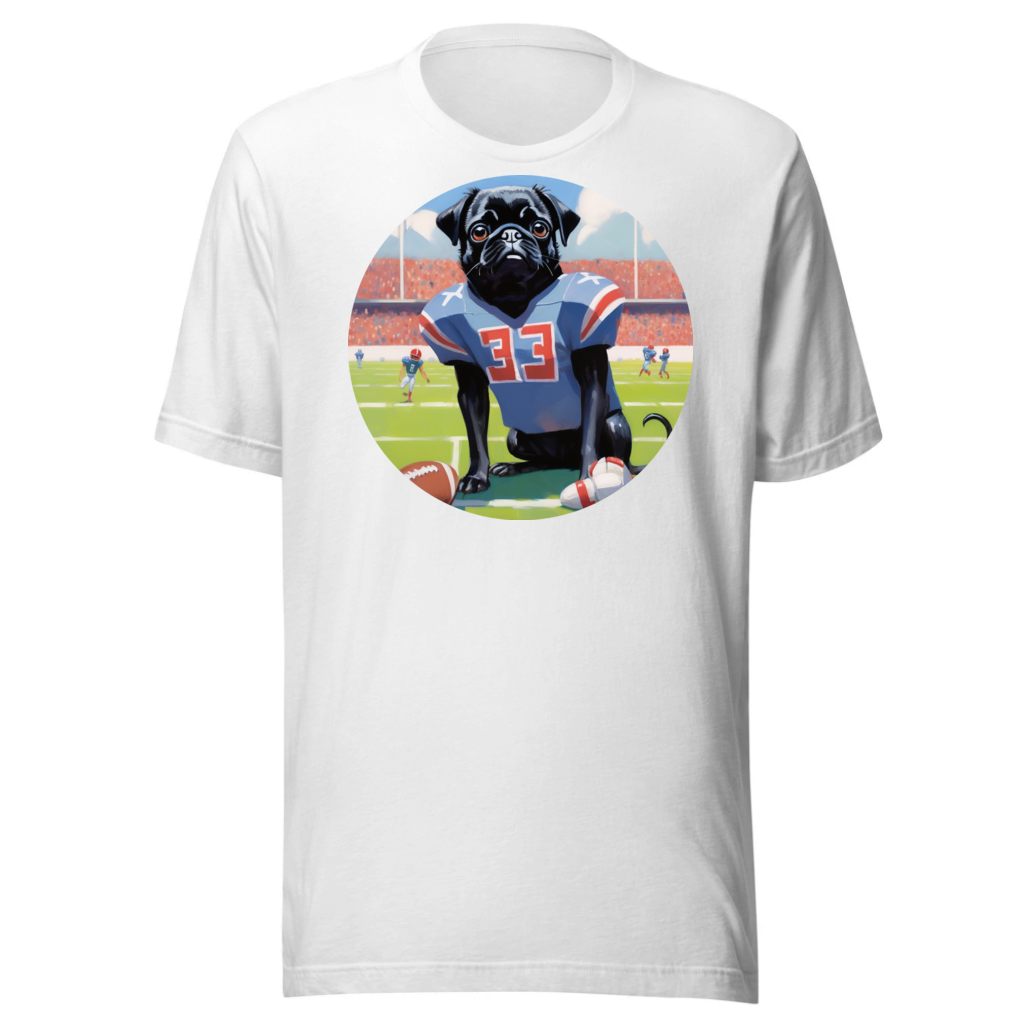 PugMug Custom Black Pug T-Shirt