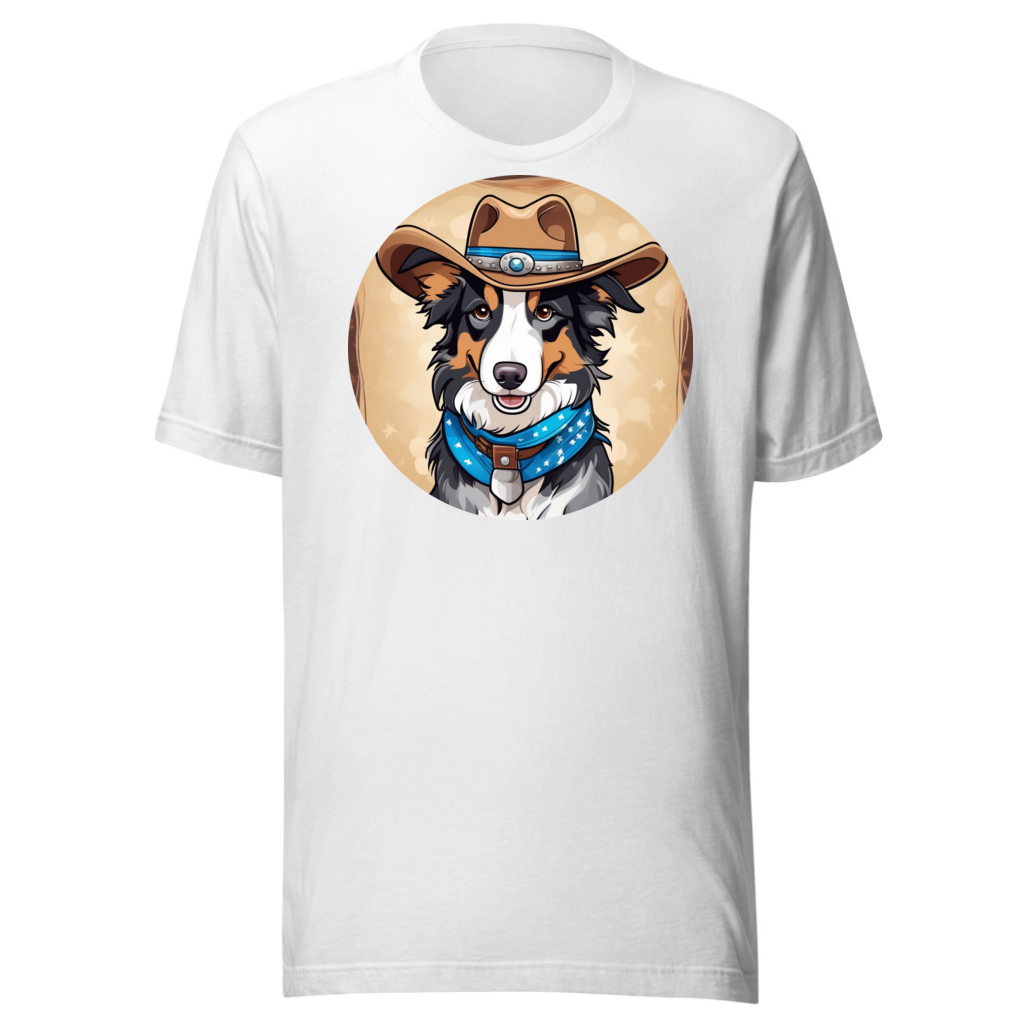 PugMug Custom Blue Merle Border Collie T-Shirt