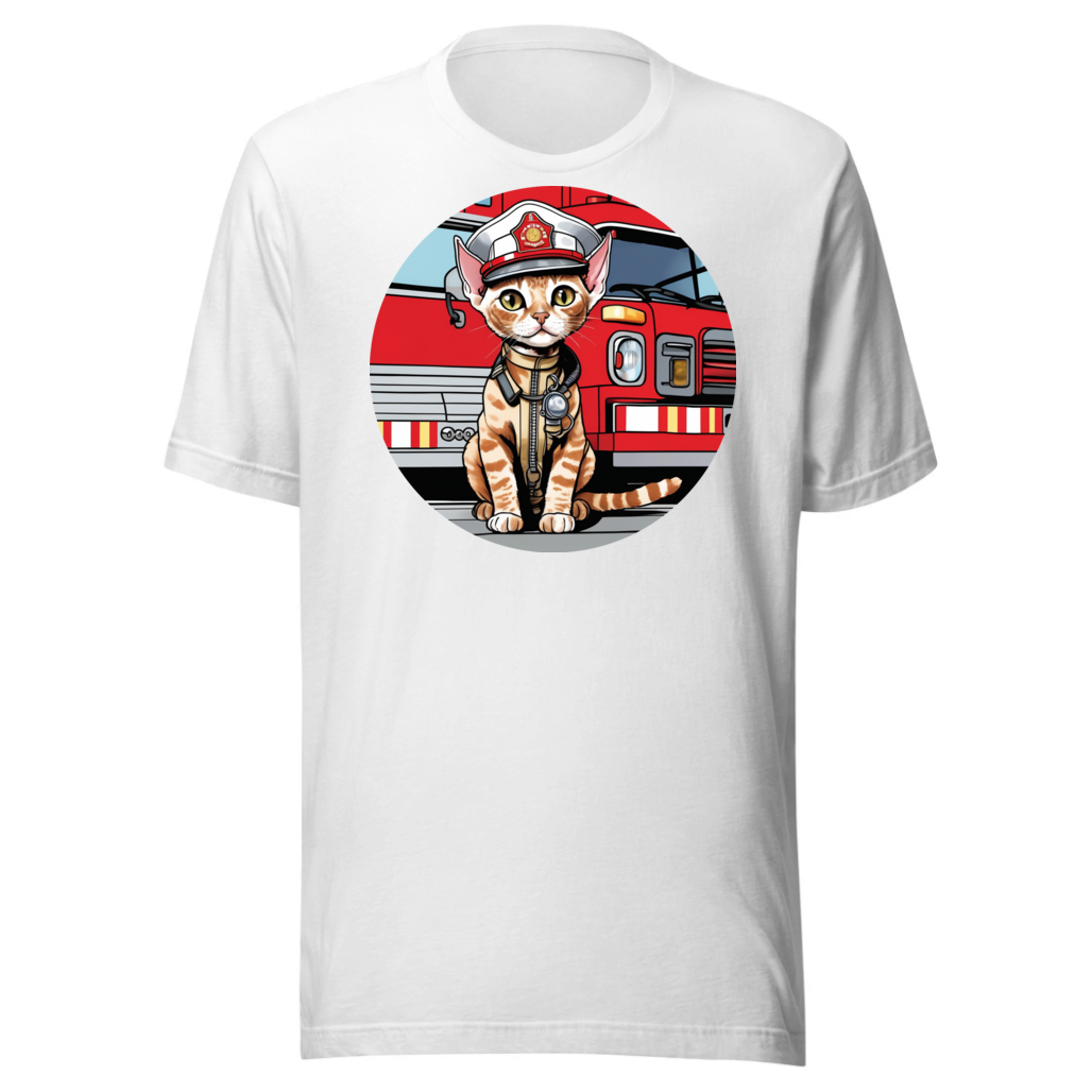 PugMug Custom Tabby Devon Rex Cat T-Shirt