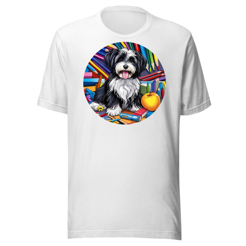 PugMug Custom Black-and-white Havanese Dog T-Shirt