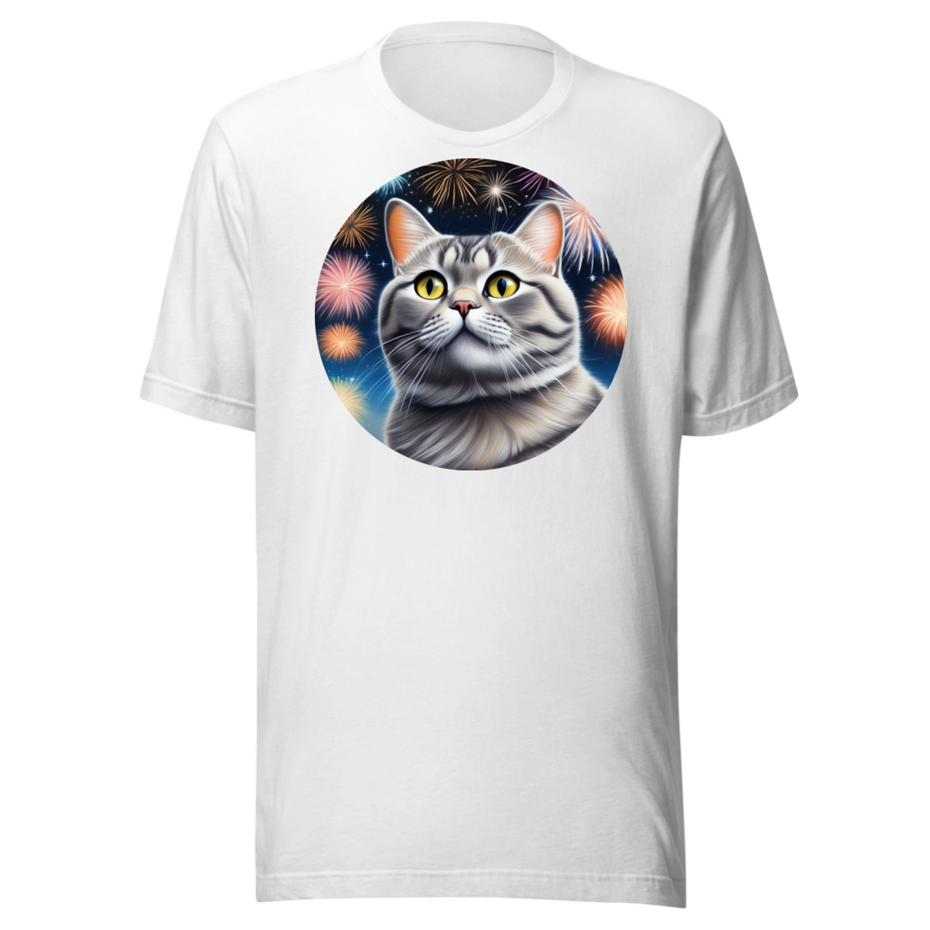 PugMug Custom Tabby British Shorthair Cat T-Shirt