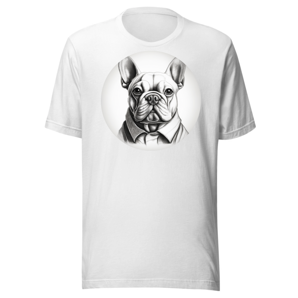 PugMug Custom White French Bulldog T-Shirt