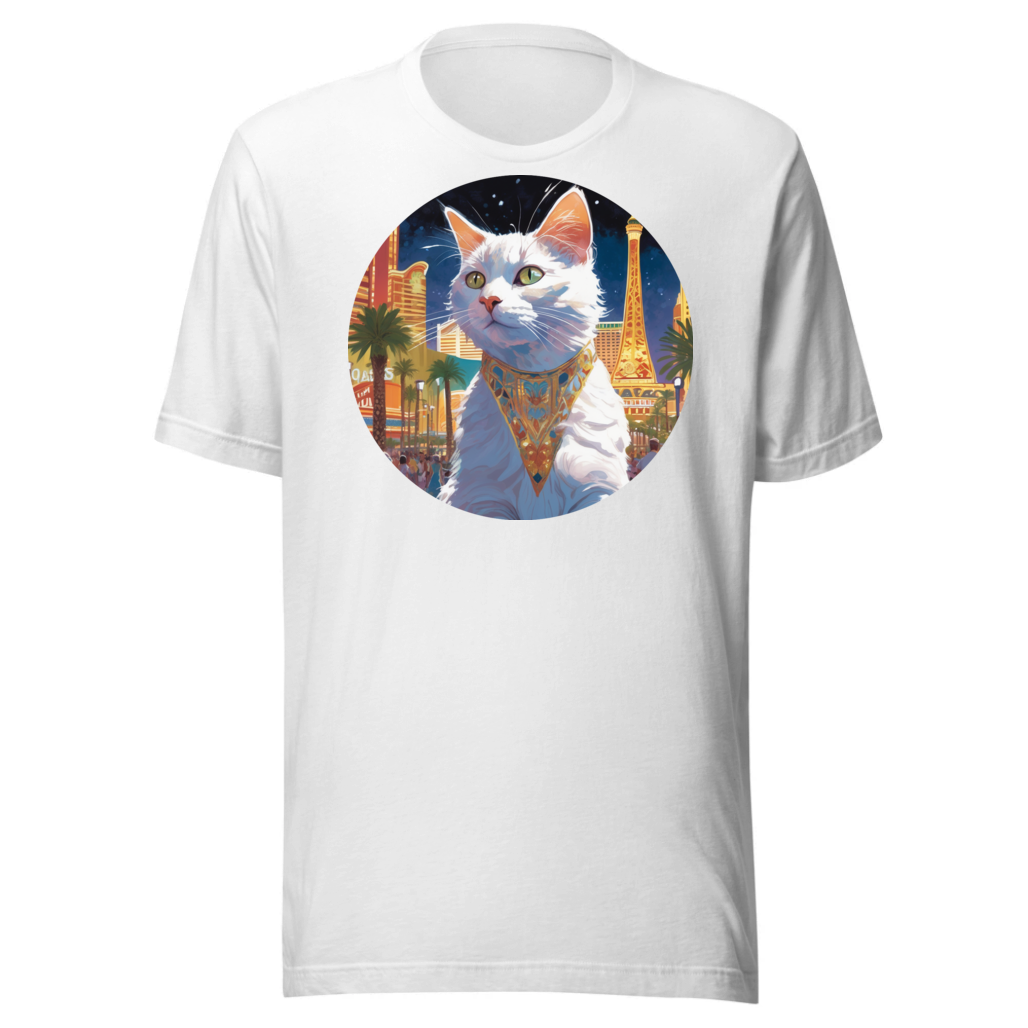 PugMug Custom White Companion Cat T-Shirt