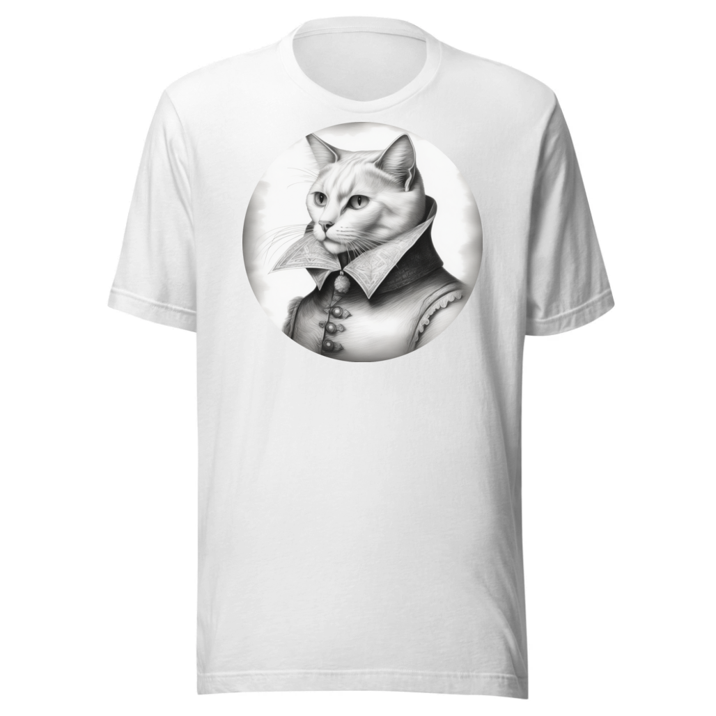 PugMug Custom White Companion Cat T-Shirt
