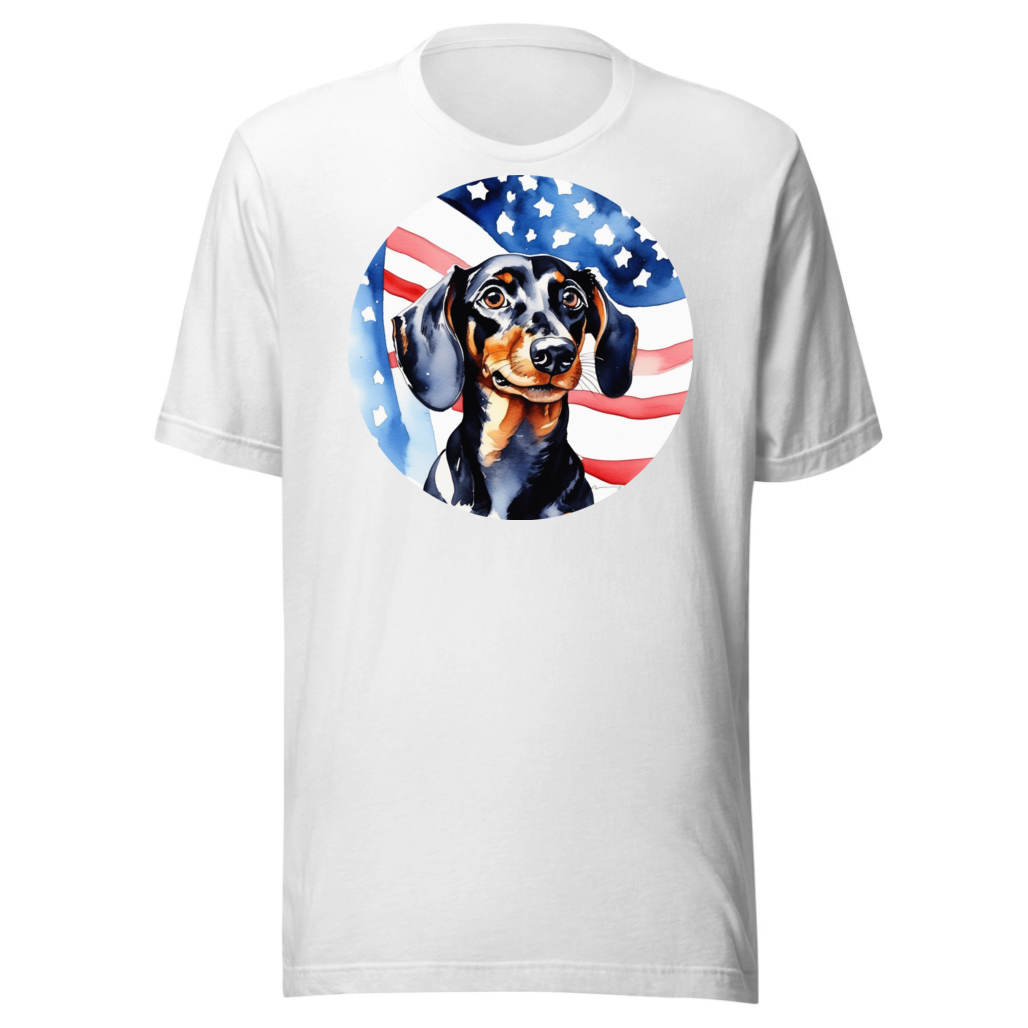 PugMug Custom Black Dachshund T-Shirt