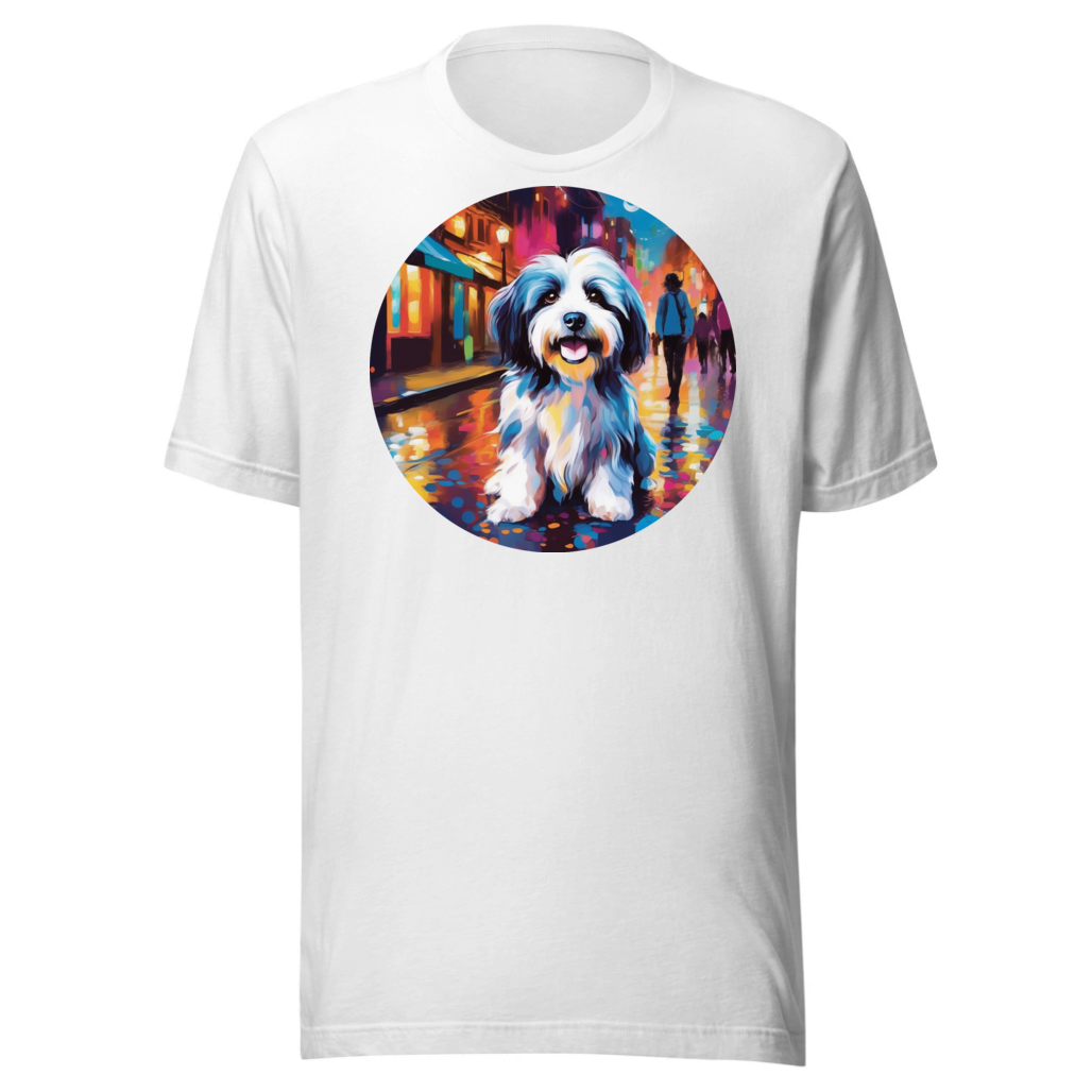 PugMug Custom Black-and-white Havanese Dog T-Shirt
