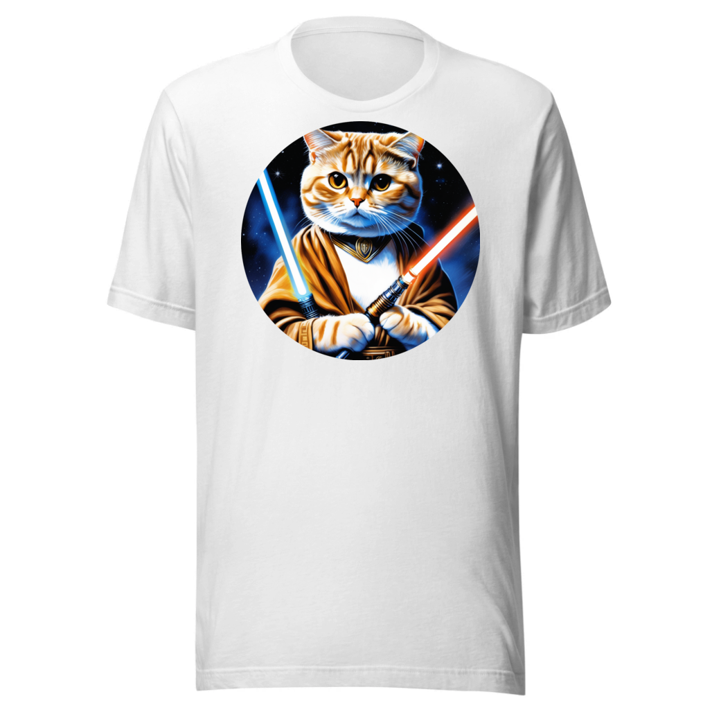 PugMug Custom Tabby Scottish Fold Cat T-Shirt