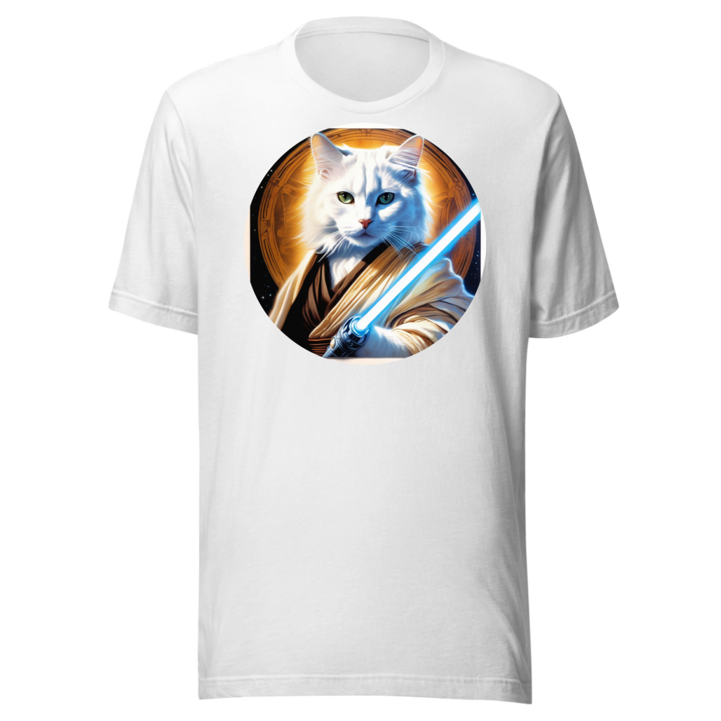 PugMug Custom White Companion Cat T-Shirt