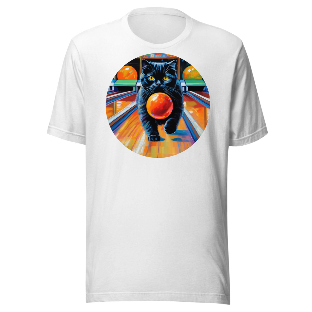 PugMug Custom Black Scottish Fold Cat T-Shirt