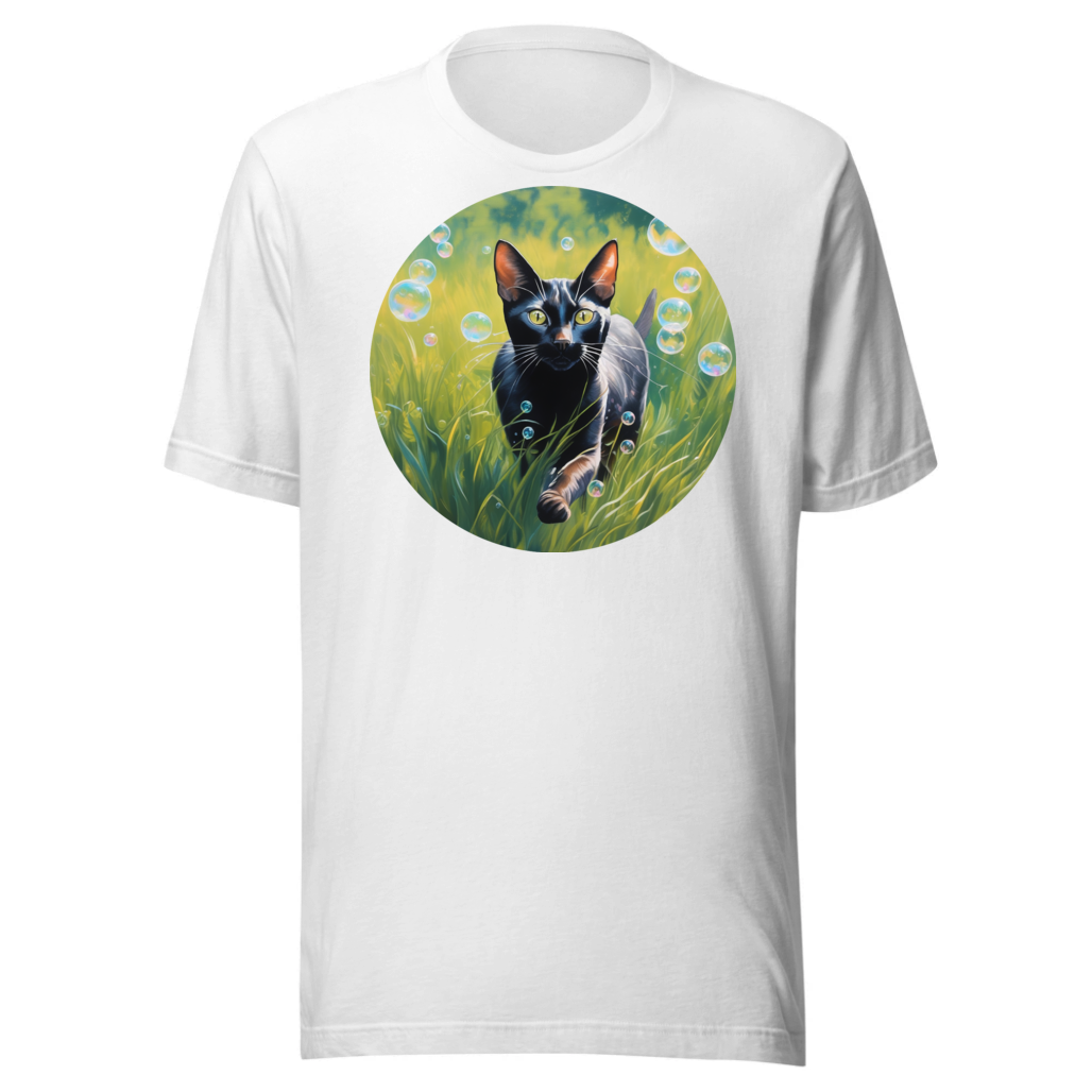 PugMug Custom Black Abyssinian Cat T-Shirt