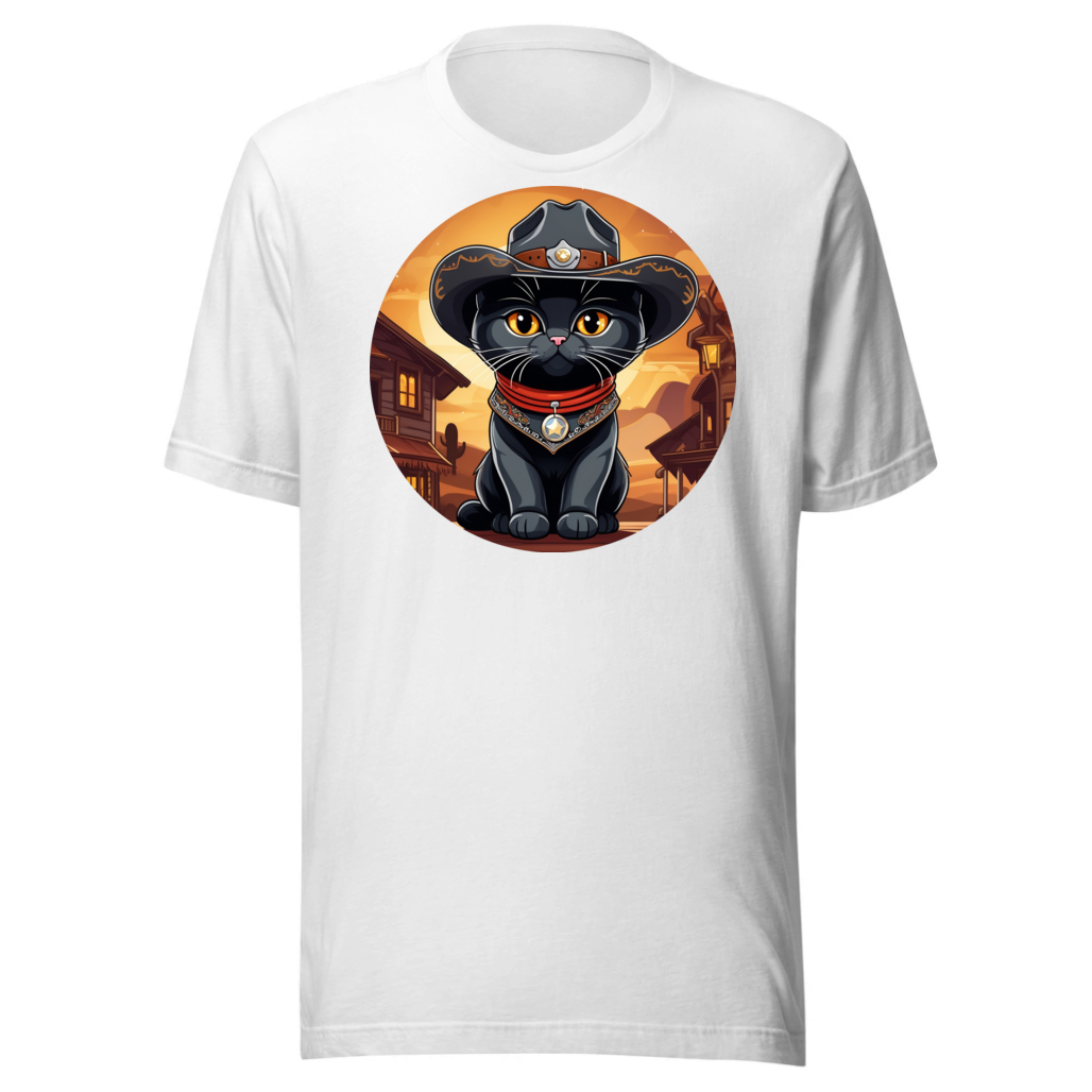 PugMug Custom Black British Shorthair Cat T-Shirt