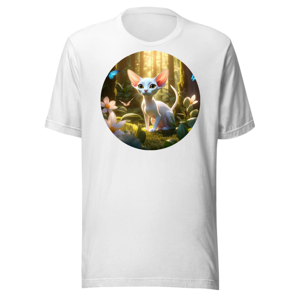 PugMug Custom White Sphynx Cat T-Shirt