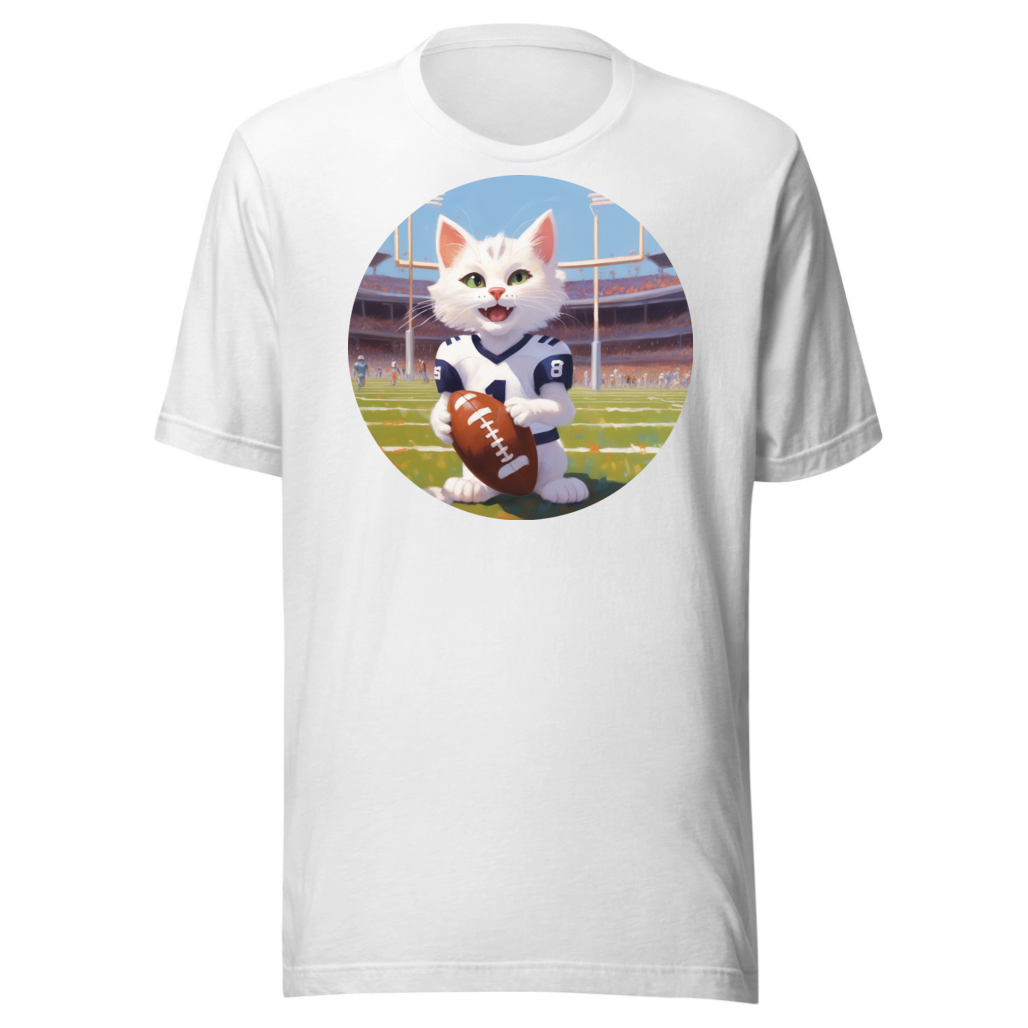 PugMug Custom White Companion Cat T-Shirt