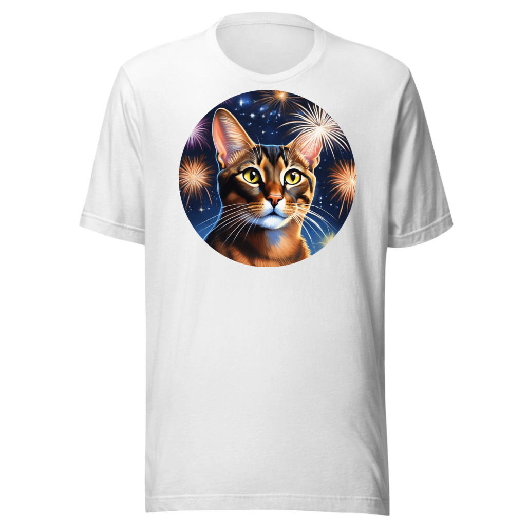 PugMug Custom Tabby Abyssinian Cat T-Shirt