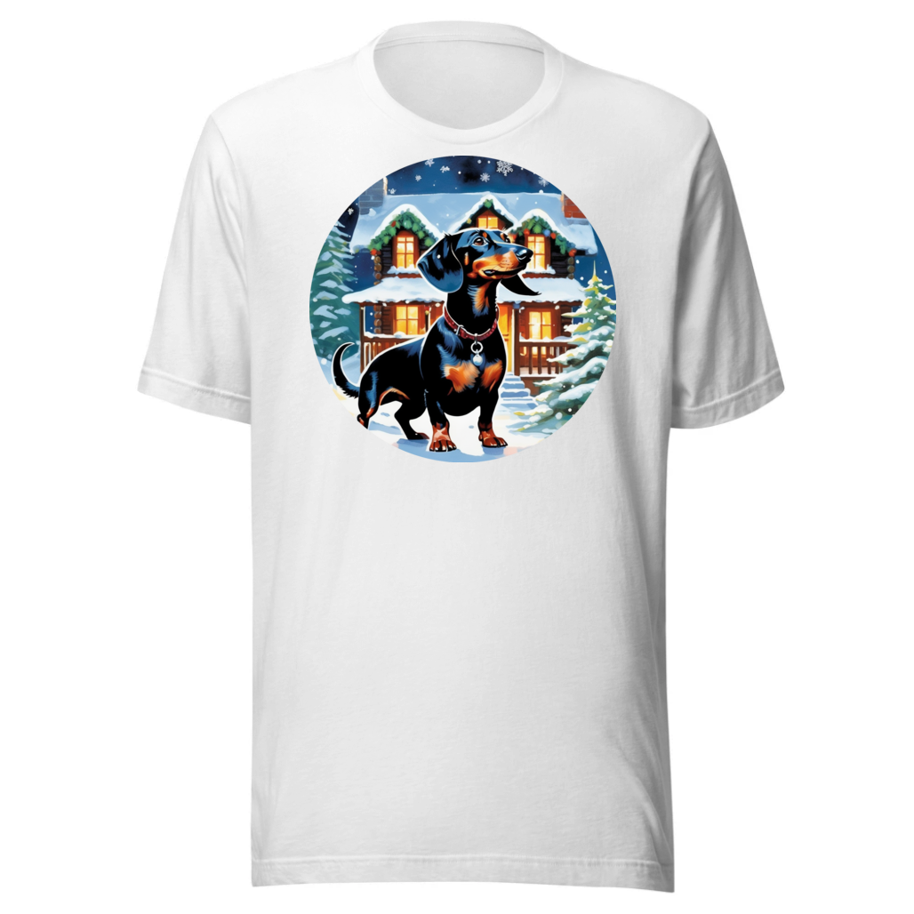 PugMug Custom Black Dachshund T-Shirt