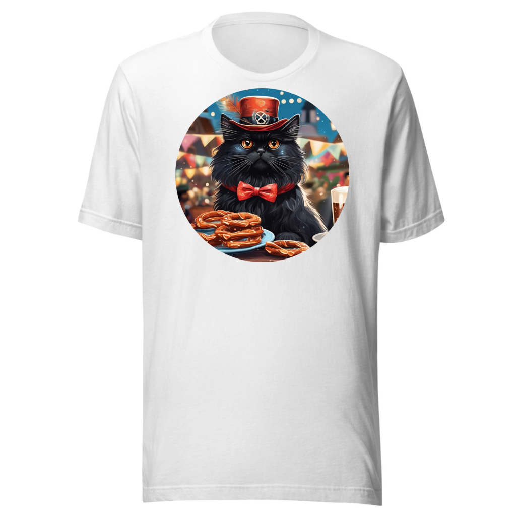 PugMug Custom Black Persian Cat T-Shirt