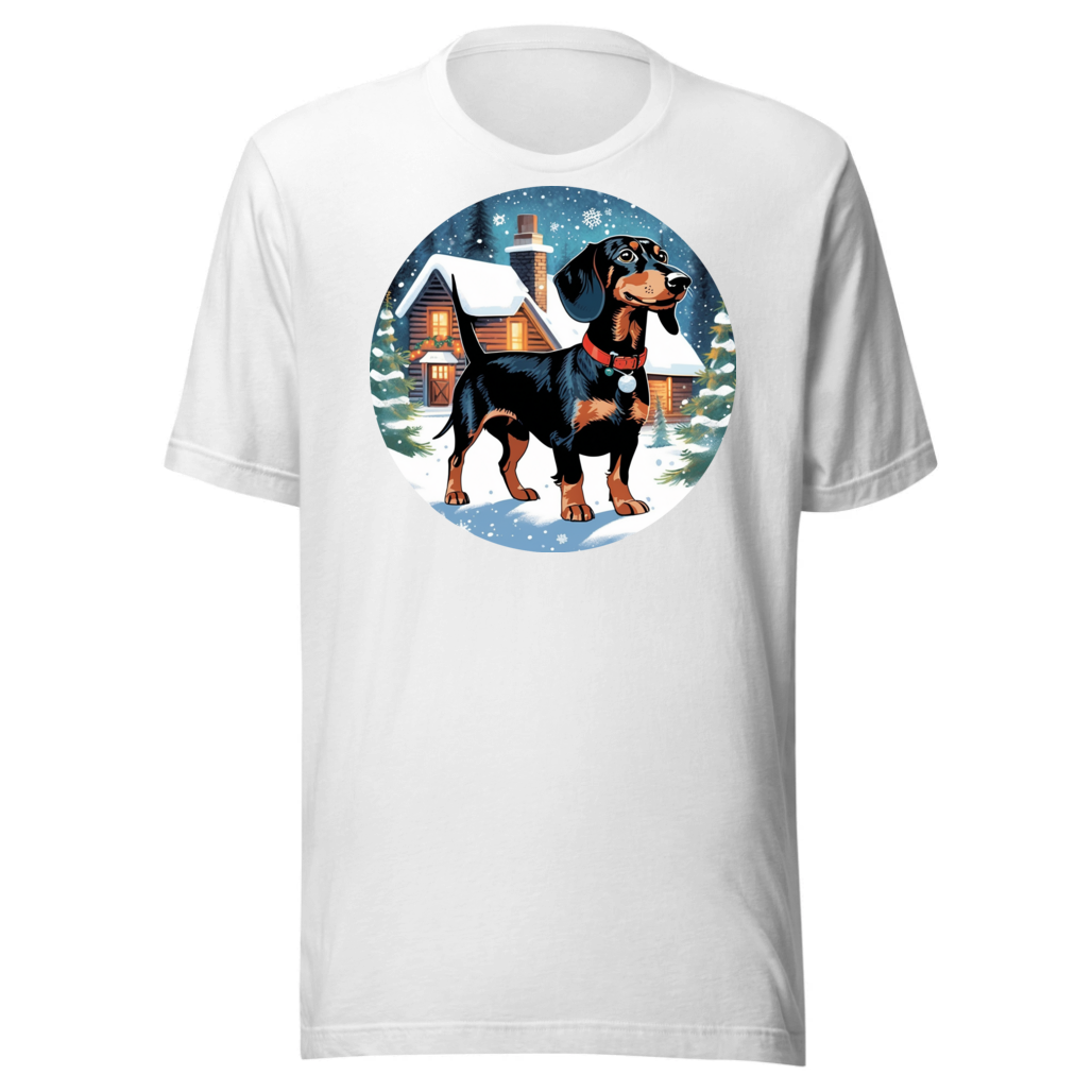 PugMug Custom Black Dachshund T-Shirt